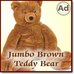Melissa & Doug Jumbo Brown Teddy Bear