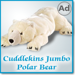 Wild Republic Cuddlekins Jumbo Bear Polar