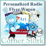 Boy's Personalized Radio Flyer Wagon