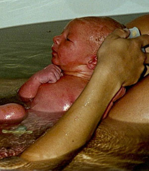 Baby First Bath