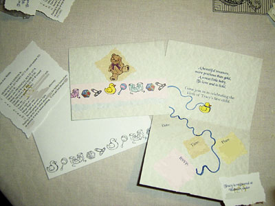 baby shower invitation